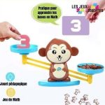 jeu éducatif singe équilibre