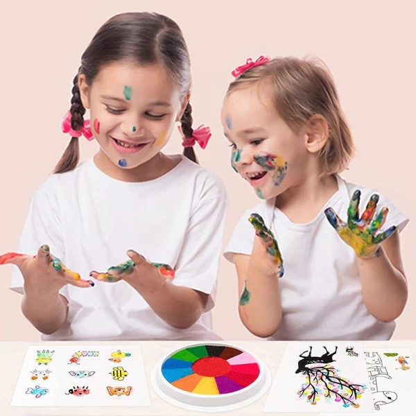 kit de peinture à mains pour enfant