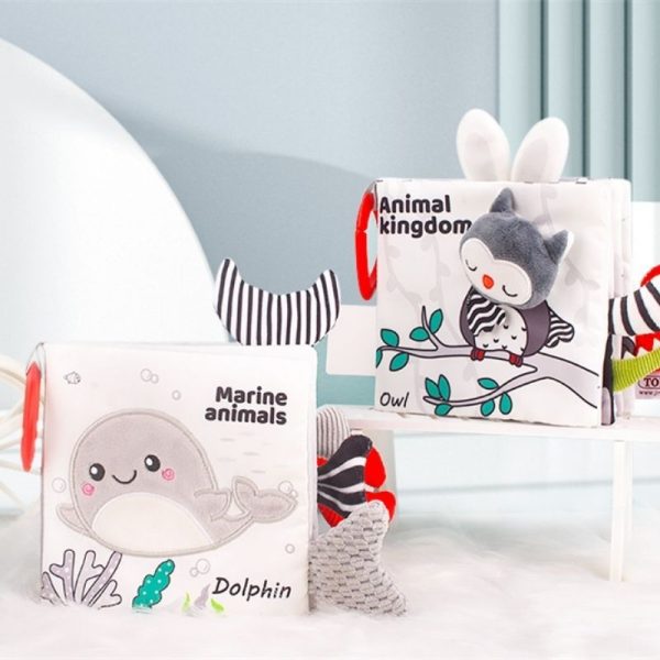 livre d'éveil en tissu