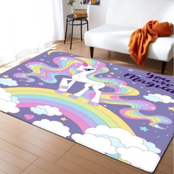 tapis de jeu arc en ciel